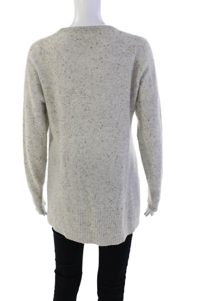 BB Boo Gemes Women's Long Sleeves Cashmere Pullover Sweater Gray Size S