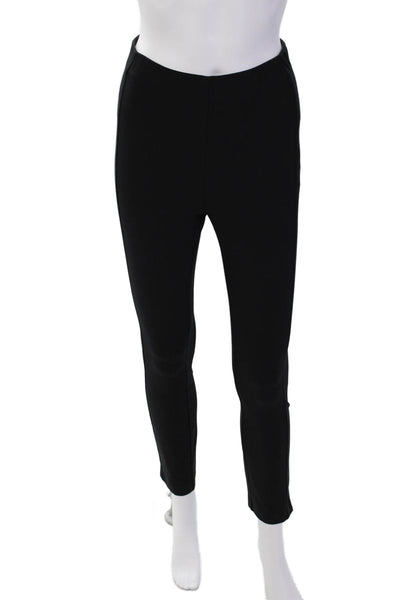 Rag & Bone Womens Cotton Blend Mid-Rise Skinny Pants Trousers Black Size 2