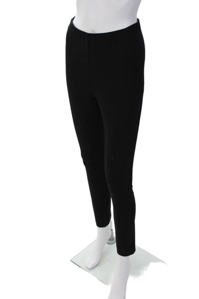 Rag & Bone Womens Cotton Blend Mid-Rise Skinny Pants Trousers Black Size 2