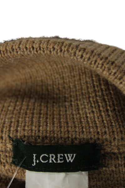 J Crew Womens Merino Wool Double Breasted Cardigan Beige Size XXS