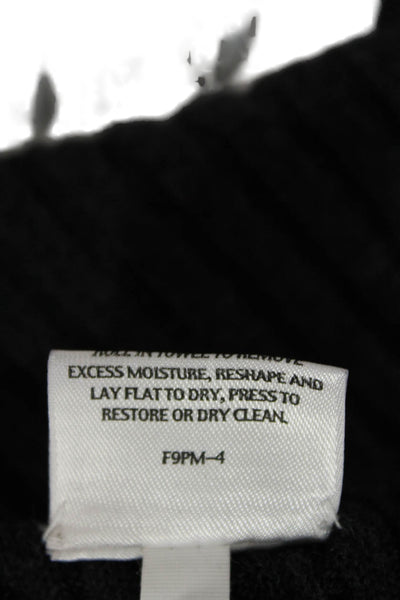 Eileen Fisher Womens Merino Wool Open Front Cardigan Gray Size S