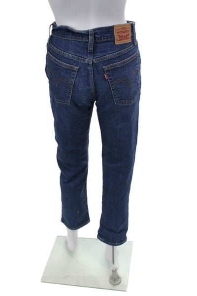 Levis Women's High Waist Medium Wash Straight Leg Wedgie Jeans Pants Size 27