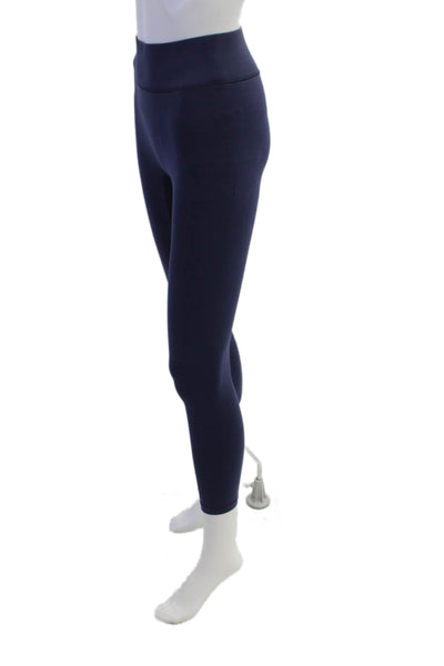 All Access Womens High Waisted Stretch Athletic Leggings Dark Blue Size XS