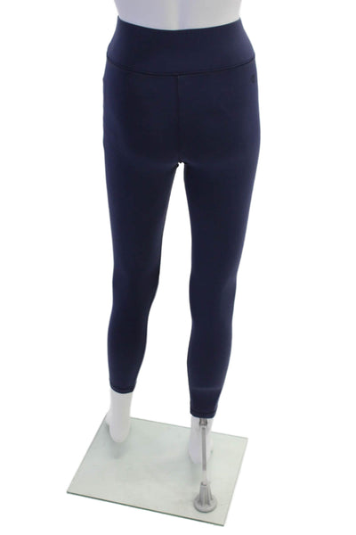 All Access Womens High Waisted Stretch Athletic Leggings Dark Blue Size XS