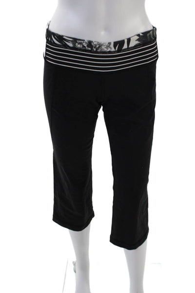 Lululemon Women's Midrise Fitted Cropped Slit Legging Set Black Size 8
