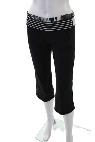 Lululemon Women's Midrise Fitted Cropped Slit Legging Set Black Size 8