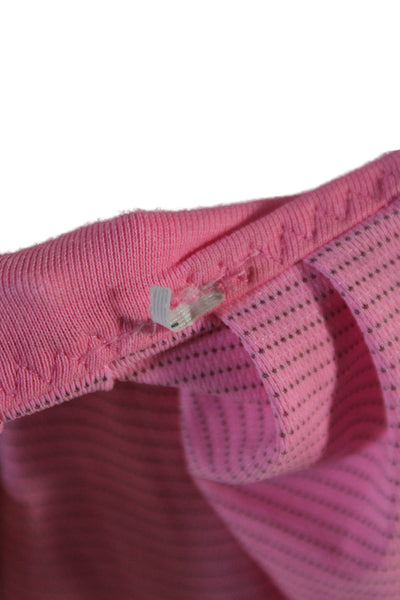 Lululemon Women's Scoop Neck Cut-Out Sleeveless Active Lounge Top Pink Size 8