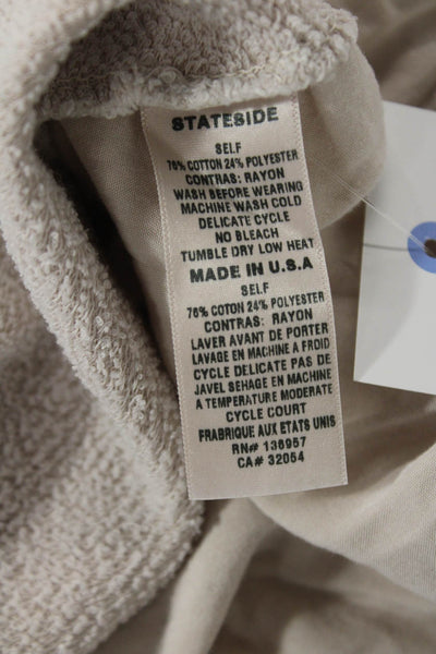 Stateside Women's Long Sleeves Round Neck Pullover Sweatshirt Blush Size M
