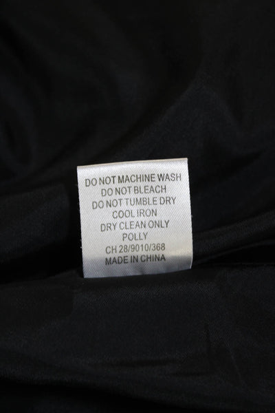 Reiss Womens Stretch Zippered Pleated Casual Pull-On Mini Skirt Black Size 4