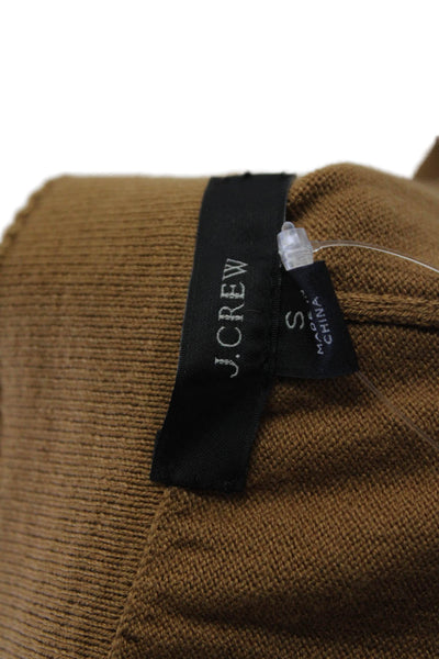J Crew Womens Elastic Waistband High Rise Knit Short Shorts Brown Size Small