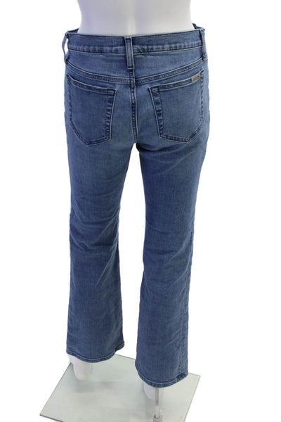 Joes Womens Mid Rise Straight Leg Light Wash Hae Jeans Blue Cotton Size 27