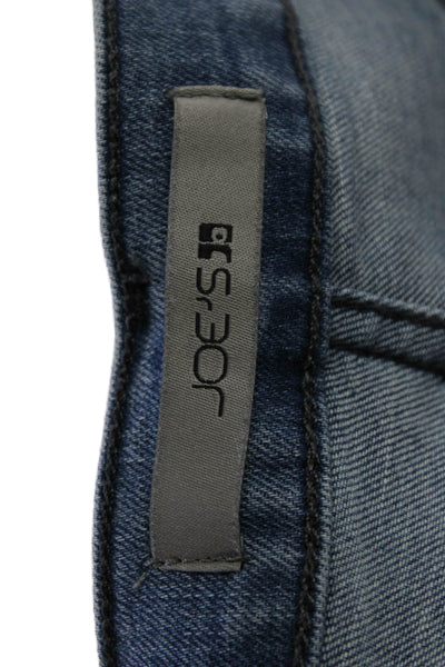 Joes Womens Mid Rise Straight Leg Light Wash Hae Jeans Blue Cotton Size 27