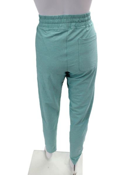 Outdoor Voices Women's Drawstring Waist Tapered Leg Sweatpants Green Size S