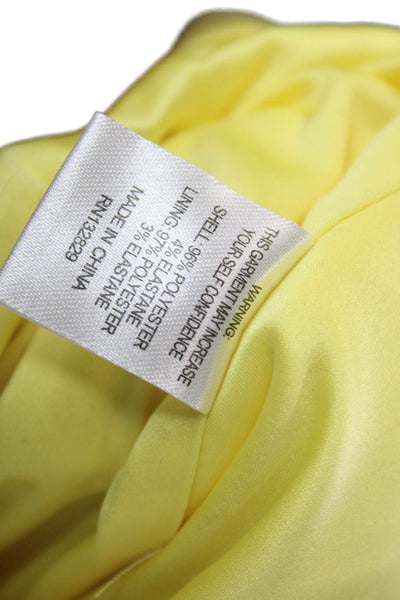 Song Of Style Women's Scoop Neck Sleeveless Wide Leg Jumpsuit Yellow Size XS