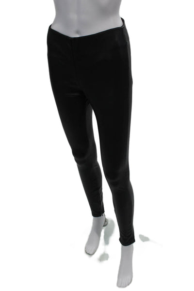 Velvet by Graham & Spencer Womens Vegan Leather Skinny Pants Black Size S