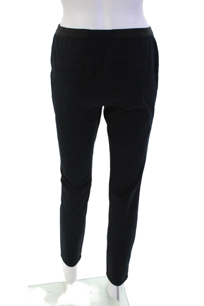 Lafayette 148 New York Womens Cotton Elastic Waist Skinny Pants Navy Size P