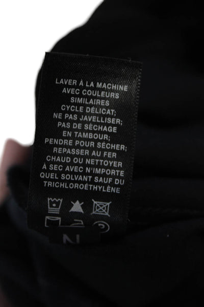 Lafayette 148 New York Womens Cotton Elastic Waist Skinny Pants Navy Size P