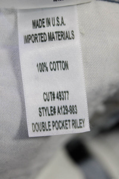 Agolde Womens Cotton Buttoned Five Pocket High Rise Casual Jeans Blue Size 25
