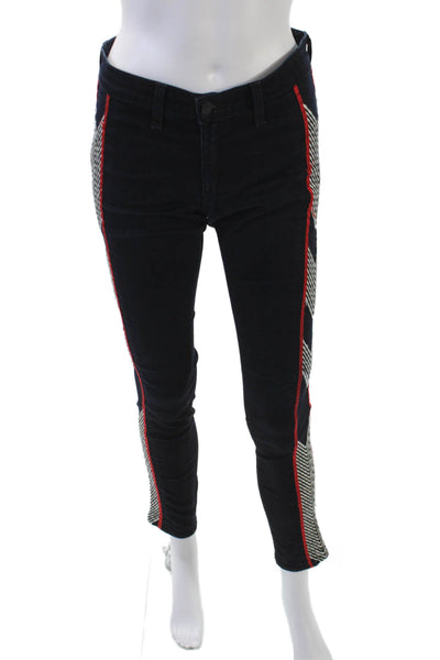 Rag & Bone Womens Cotton Zip Button Lined Skinny Leg Jeans Blue Size EUR 27