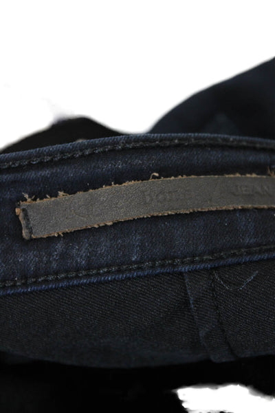 Rag & Bone Womens Cotton Zip Button Lined Skinny Leg Jeans Blue Size EUR 27