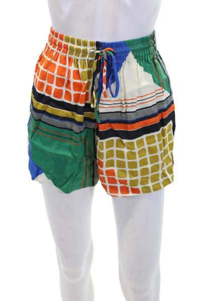 Song Of Style Women's Elastic Waist Pocket Multicolor Casual Shorts Size XS