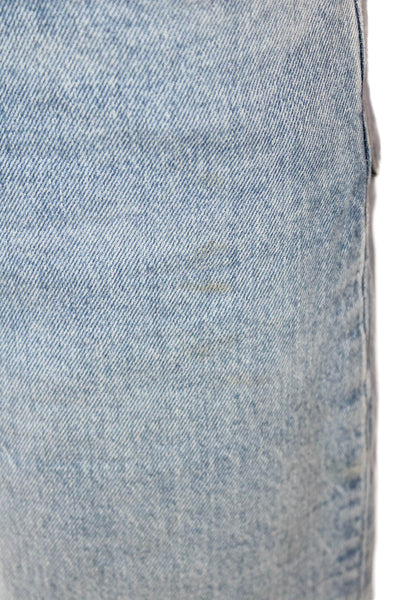 Levis Womens Cotton Denim Five Pocket Mid-Rise Straight Leg Jeans Blue Size 28