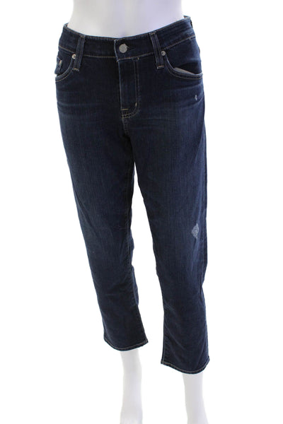 AG Adriano Goldschmied Womens Cotton Blend 5 Pocket Skinny Jeans Blue Size 27R