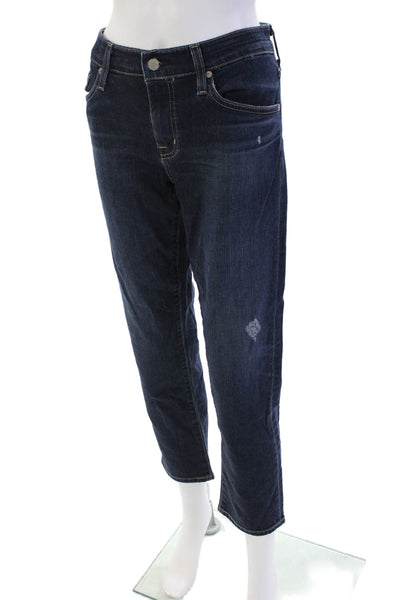 AG Adriano Goldschmied Womens Cotton Blend 5 Pocket Skinny Jeans Blue Size 27R