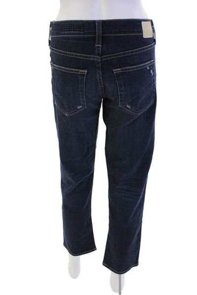 AG Adriano Goldschmied Womens Cotton Blend 5 Pocket Skinny Jeans Blue Size 27R