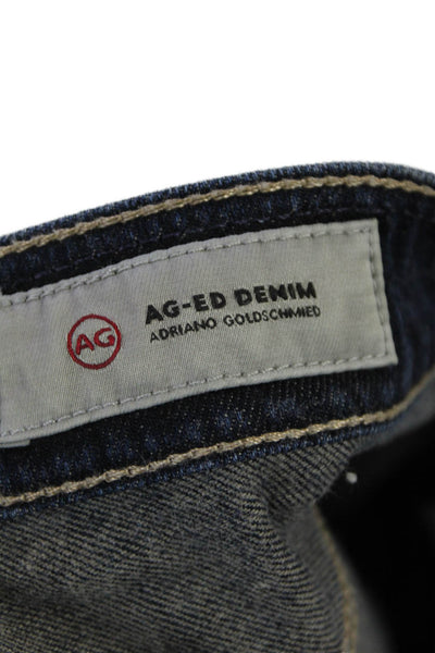 AG Adriano Goldschmied Womens Cotton Blend 5 Pocket Skinny Jeans Blue Size 27R