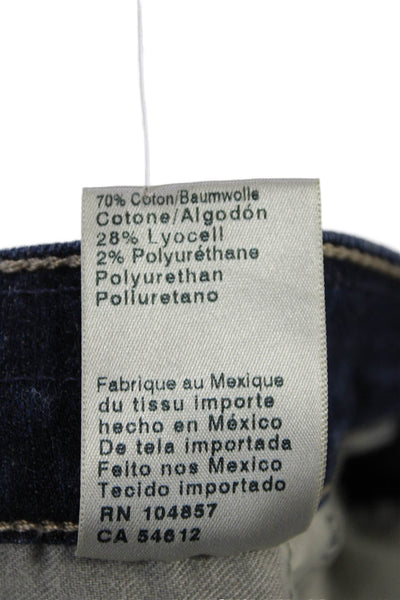 AG Adriano Goldschmied Womens Cotton Blend 5 Pocket Skinny Jeans Blue Size 27R