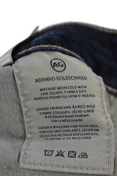 AG Adriano Goldschmied Womens Cotton Blend 5 Pocket Skinny Jeans Blue Size 27R