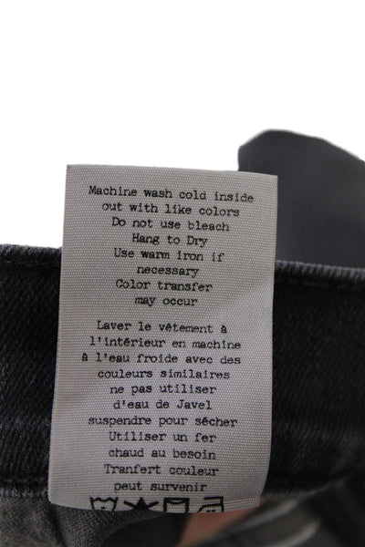 Rag & Bone Jean Womens Cotton Denim 5 Pocket Mid-Rise Skinny Jeans Black Size 27