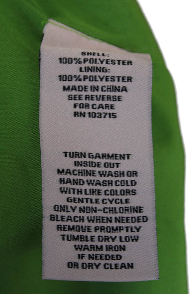 Nanette Nanette Lepore Women's Ruffle Short Sleeves Tiered Dress Green Size 4