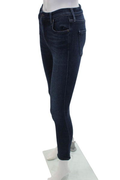 Citizens of Humanity Womens Cotton Blend Five Pocket Skinny Jeans Navy Size 25