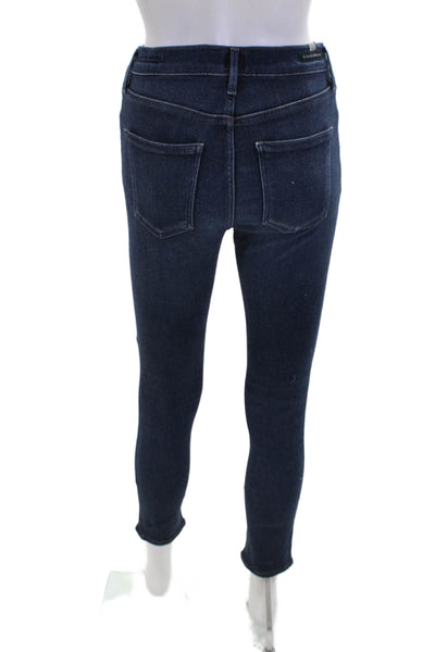 Citizens of Humanity Womens Cotton Blend Five Pocket Skinny Jeans Navy Size 25