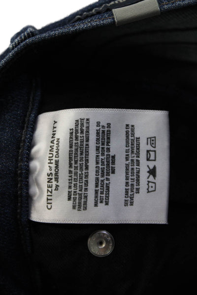 Citizens of Humanity Womens Cotton Blend Five Pocket Skinny Jeans Navy Size 25