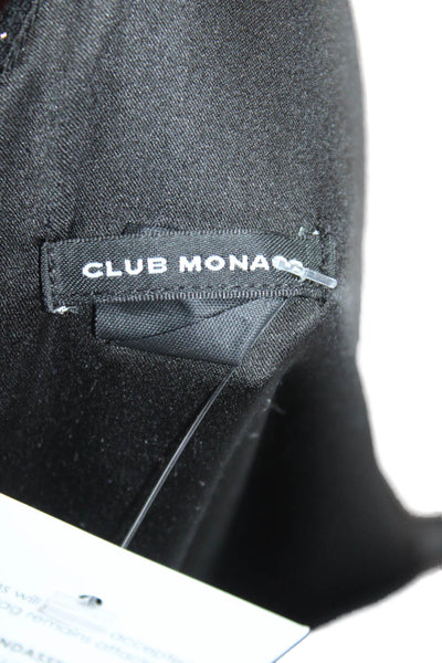Club Monaco Women's Scoop Neck Sleeveless Sparkle Mini Dress Black Size 4