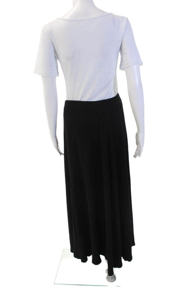 Wyeth By Todd Magill Womens Pull On A Line Maxi Skirt Black Cotton Size Small