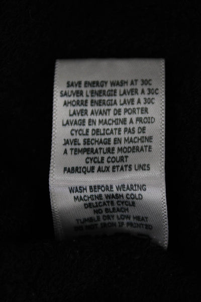Sundry Womens High Rise Drawstring Straight Leg Knit Jogger Pants Black Size 2