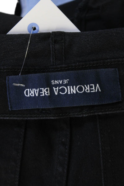 Veronica Beard Women's Midrise Five Pocket Skinny Jean Pants Black Size 27