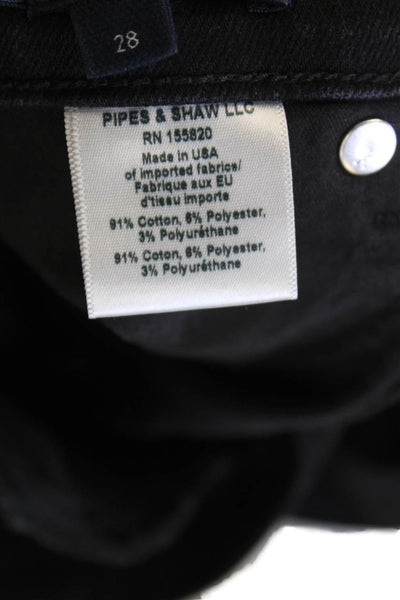 Veronica Beard Women's Midrise Five Pocket Skinny Jean Pants Black Size 27