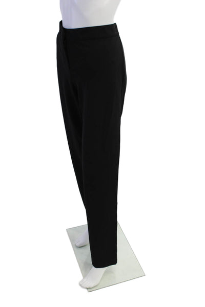 Sharis Place Womens High Rise Slim Leg Dress Pants Black Size EUR 50