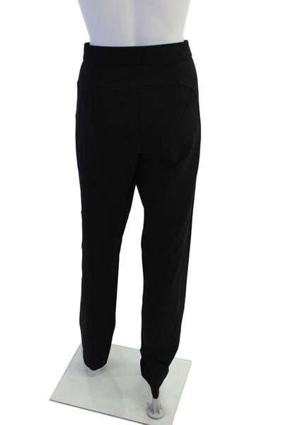 Sharis Place Womens High Rise Slim Leg Dress Pants Black Size EUR 50