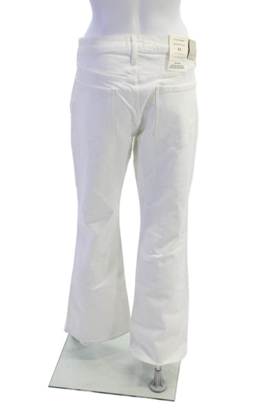 Citizens of Humanity Womens Mid Rise Slim Boot Cut Emannuelle Jeans White Size 3