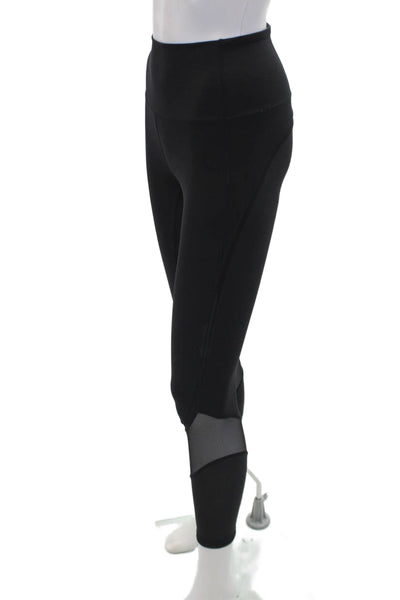 Lululemon Womens Activewear Stretch Mid-Rise Ankle Leggigns Black Size 4