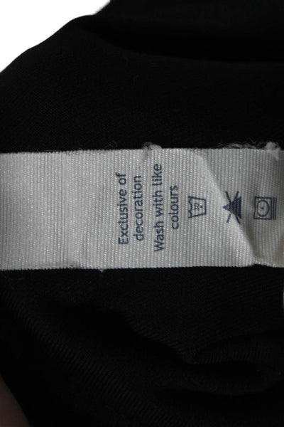 Lululemon Womens Geometric Print Pull-On Mid-Rise Ankle Leggings Black Size 2