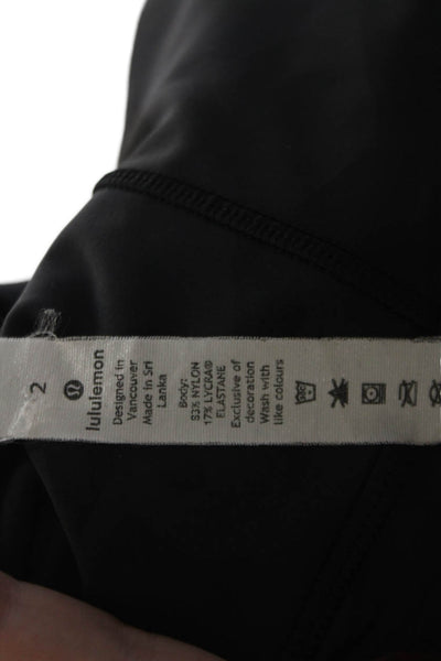 Lululemon Womens Camouflage Stretch Mid-Rise Ankle Leggings Gray Size 2