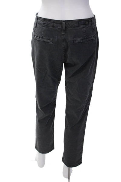 AG Adriano Goldschmied Women High Rise Caden Tailored Trouser Pants Gray Size 27