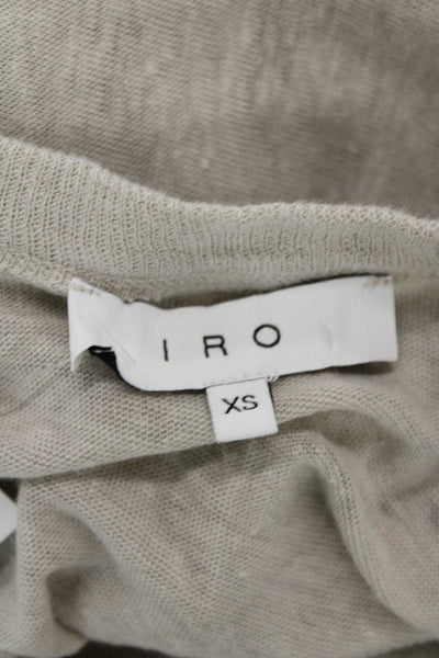 IRO Womens Cotton Round Neck Sleeveless Pullover Casual Dress Nude Size XS